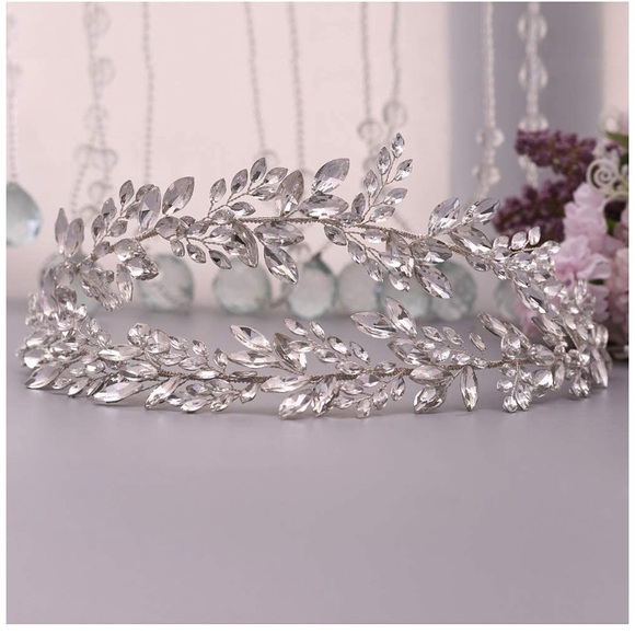 Rhinestone Wedding Headband,Bridal Headpiece main image 4